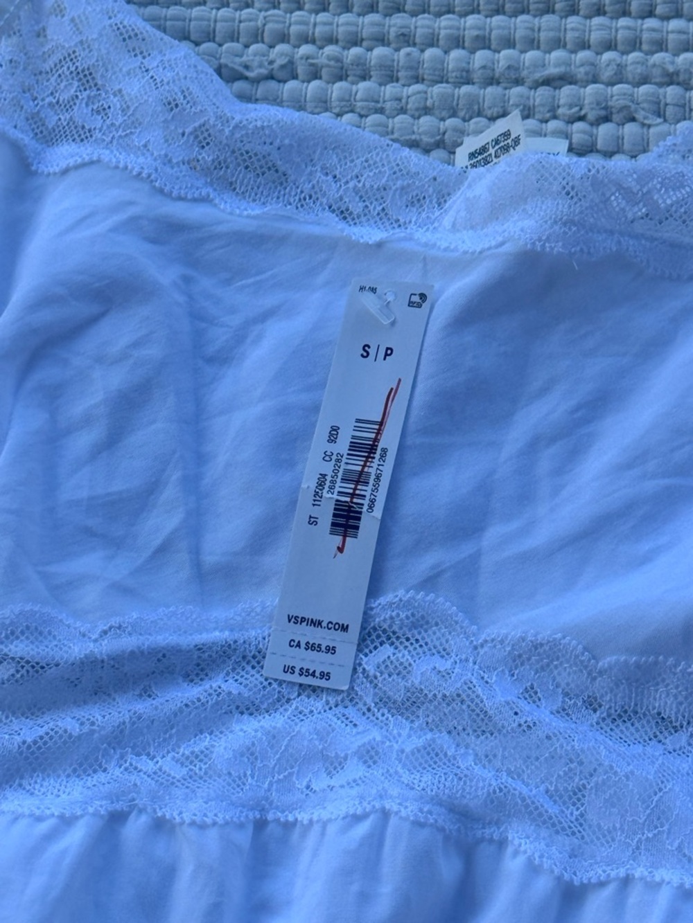 PINK x Frankies Bikinis Lace Tiered Babydoll Dress White S NWT - Picture 5 of 13